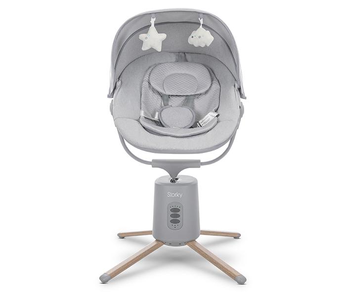 LORELLI LJULJASKA ZA BEBE STORKY- GREY (MX 9KG)